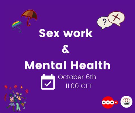 Upcoming Event On Sex Work And Mental Health 6th Of October European Sex Workers Rights