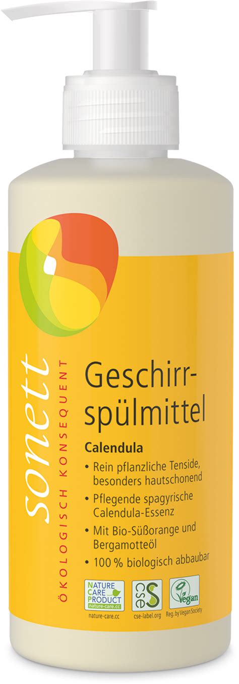 Sonett Liquide Vaisselle Main Calendula Ayurveda France