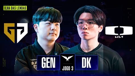 GEN G X DK Jogo 3 MD5 Playoffs LCK Spring 2024 YouTube