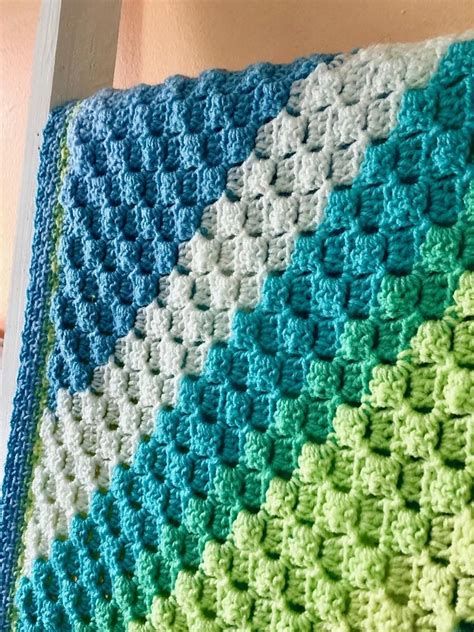 C2C Crochet Rectangle Baby Blanket Pattern Pdf Download Only Digital ...