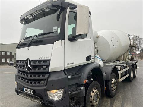 Used 2015 Mercedes Benz Arocs 3240 Concrete Mixers For Sale In