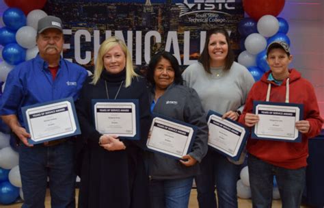 TSTC employees honored for service - TSTC