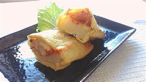 トースターで！油揚げの餅チーズキムチ焼き クラシル レシピや暮らしのアイデアをご紹介