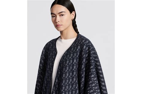 Dior Dior Oblique Poncho Reversible