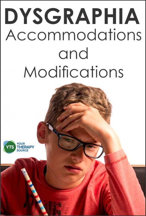 Dysgraphia Accommodations And Modifications Your Therapy Source