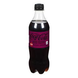 Boisson gazeuse à saveur de cerise zero sucre Coca Cola Metro