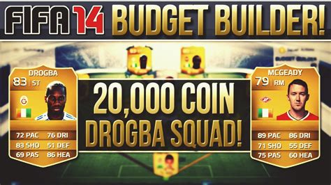 Fifa Ultimate Team Budget Builder Drogba K Awesome Squad