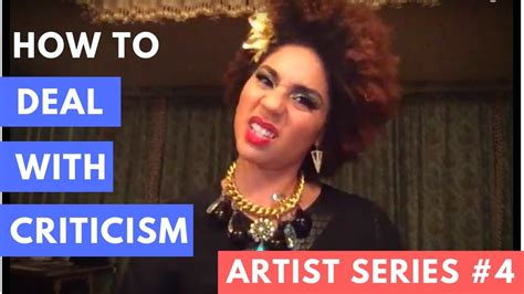 How To Deal With Criticism Artists Series 4 YouTube