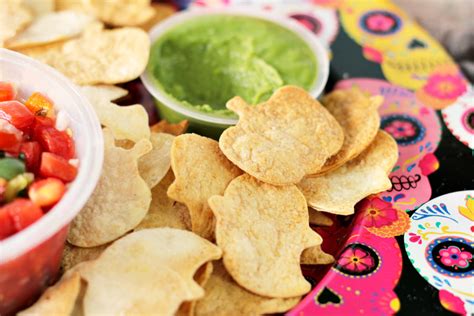 Air Fryer Halloween Tortilla Chips Holoka Home