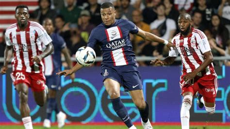 Ajaccio Vs PSG Result Lionel Messi Kylian Mbappe Combine