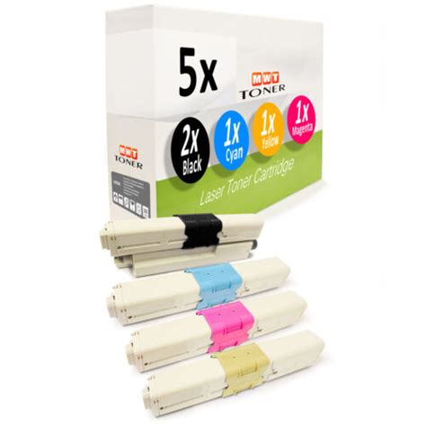 5x MWT Cartouche D Encre Pour OKI C 332 DN MC 363 N MC 363 DN EBay