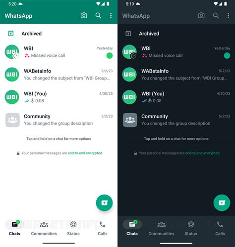 Whatsapp Android Uygulamas Nda Gezinti Ubu U Ta N Yor Webtekno