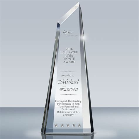 Employee Achievement – Crystal Zenith Award (010) – Goodcount 3D ...