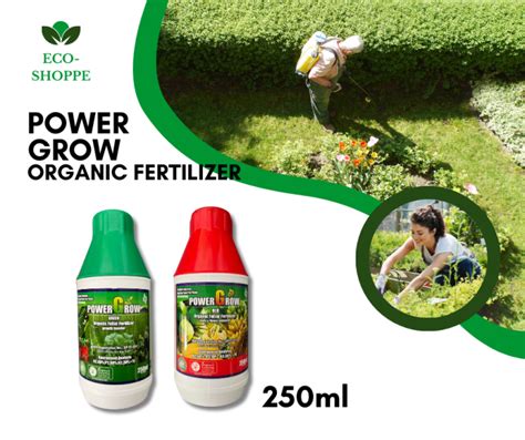 Power Grow Organic Foliar Fertilizer Green Red Ml For Growth