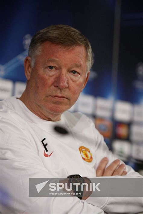 Sir Alex Ferguson Fc Manchester United Head Coach Sputnik Mediabank