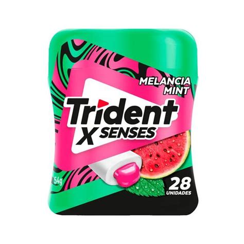 Chiclete Trident X Senses - Chiclete Trident X Senses Sabor Melancia Mint 54g - Chicletes e Gomas ...