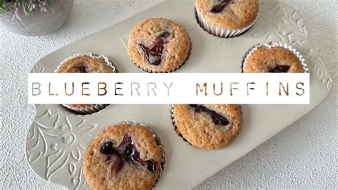 Blueberry Muffins Recipe Youtube