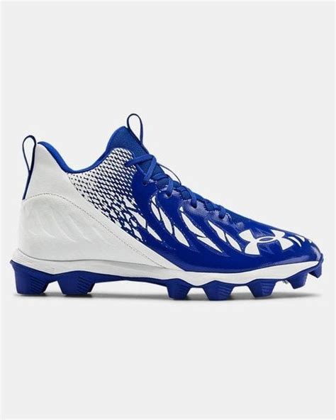 Under Armour Mens Ua Spotlight Franchise Rm Football Cleats In Blue