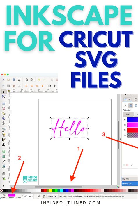 Ultimate Guide Inkscape For Cricut SVG Files InsideOutlined