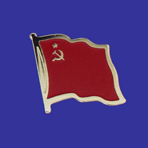 Ussr Single Flag Lapel Pin Fredsflags