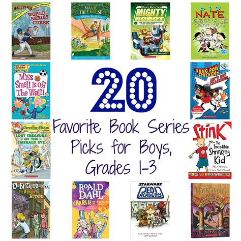 20 Book Series Recommendations for Boys, Grades 1-3 | Book series for
