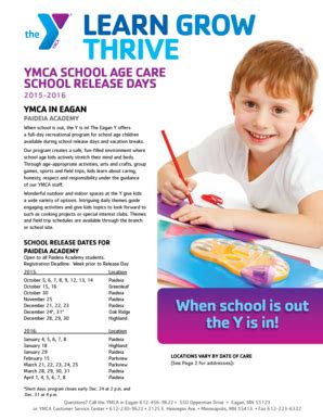 Fillable Online ymcatwincities YMCA IN EAGAN - ymcatwincities Fax Email ...