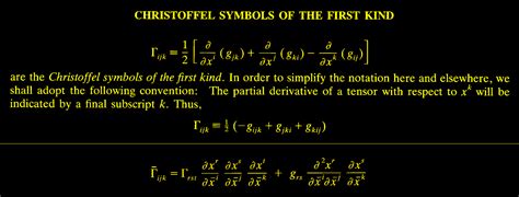 Christoffel Symbols Of The First Kind Statistical Mechanics Physics