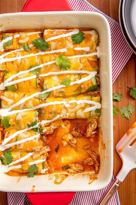 Zucchini Enchiladas Give The Classic A Veggie Twist Recipe Zucchini