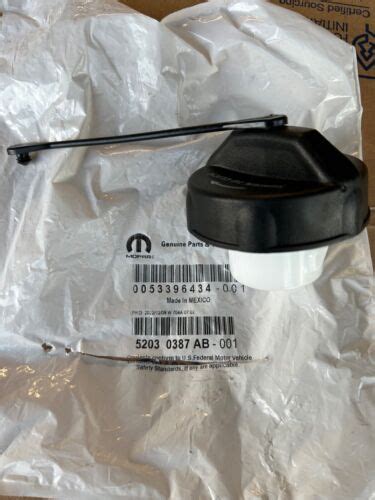 Jeep Wrangler Jk Fuel Filler Tube Gas Cap With Tether Mopar