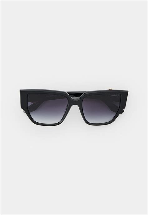 Очки солнцезащитные Trussardi TSW9023 A02, цвет: черный, RTLADS550901 ...