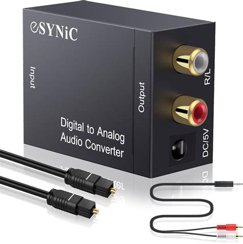 192KHZ DAC Converter ESynic Professional Digital To Analog Audio