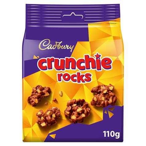 Cadbury Crunchie Rocks Chocolate Bag 110g Tesco Groceries