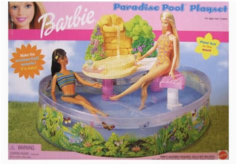 Barbie Paradise Pool Playset | Barbie doll set, Barbie playsets, Barbie