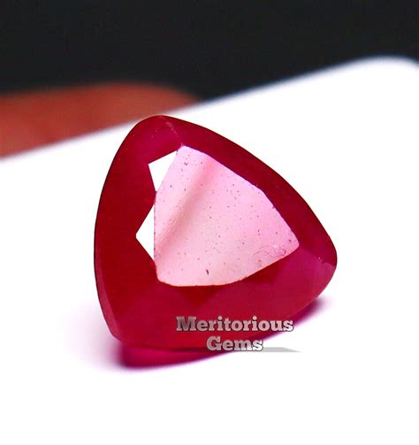 Red Beryl Bixbite Trillion Cut From Utah Loose Gemstone Certified Ct