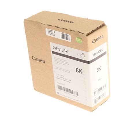 Used Canon Pfi Ml Black Pigment Ink Tank For Imageprograf Tx