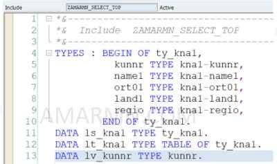 Abap Modularization Technique Include Programs Amarmn