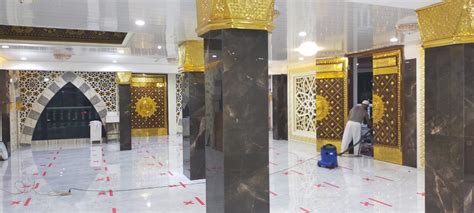 Sabuk Mahkota Tiang Masjid Nabawi Bahan Kuningan Mm