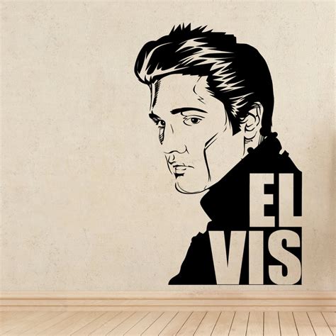 Elvis Presley Stickers Vinyl Wall Decals Living Room Home Decor Vinilos