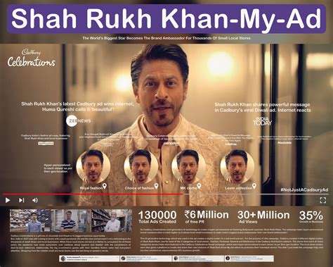 Cadbury Celebrations - Shah Rukh Khan-My-Ad | Clios