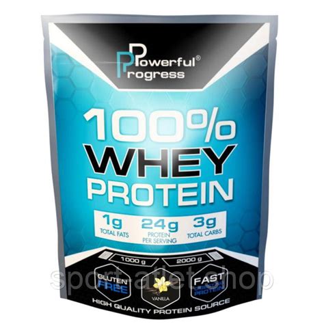 Протеин Powerful Progress 100% Whey Protein, 1 кг Ваниль (ID#1112702090 ...