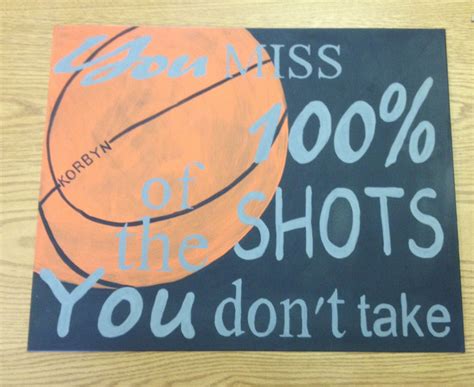 Cute Basketball Signs Ideas