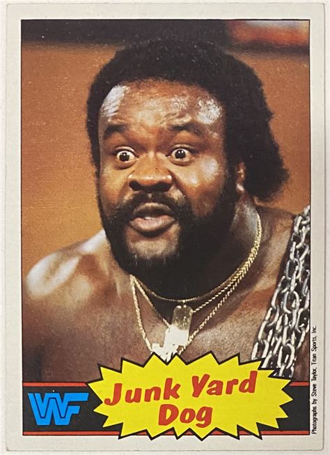 Junkyard Dog 1985 Topps WWF Wrestling Rookie Card - KBK Sports