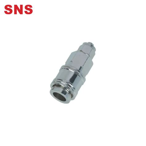 Sns Blsp Series Self Locking Type Connector Brass Pipe Air Pneumatic