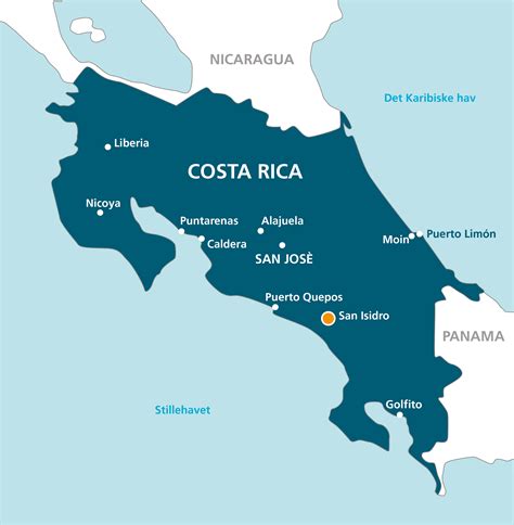 Map Of Liberia Costa Rica - quotes for loss of dog