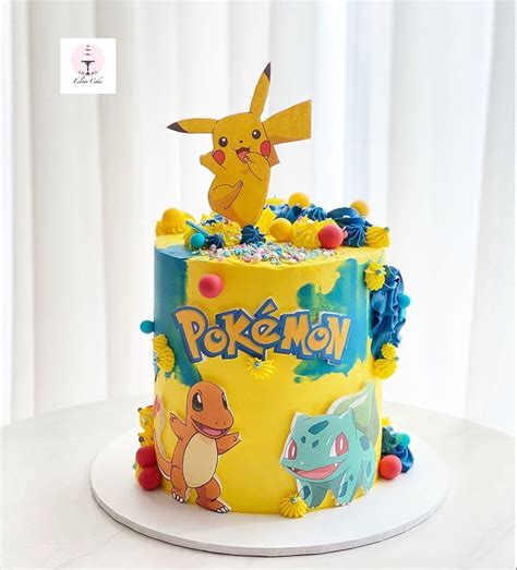 Pokemon Themed Party Pokemon Birthday Cake 6th Birthday Cakes 6th