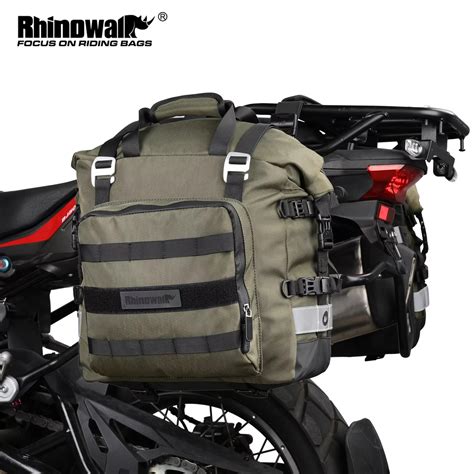 Rhinowalk Alforje Da Motocicleta 20l 30l Saco Lateral Universal 100