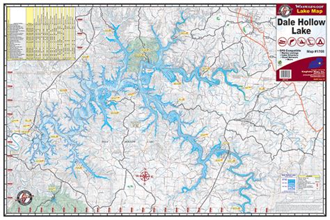 Dale Hollow Lake #1708 – Kingfisher Maps, Inc.