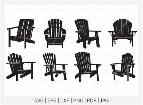 Adirondack Chair Svg Beach Chair Svg Mountain Chair Adirondack Chair