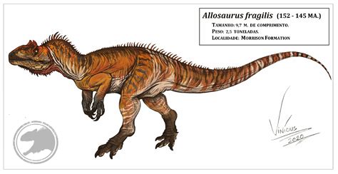 Allosaurus fragilis - Color Design by VINISSAURO on DeviantArt