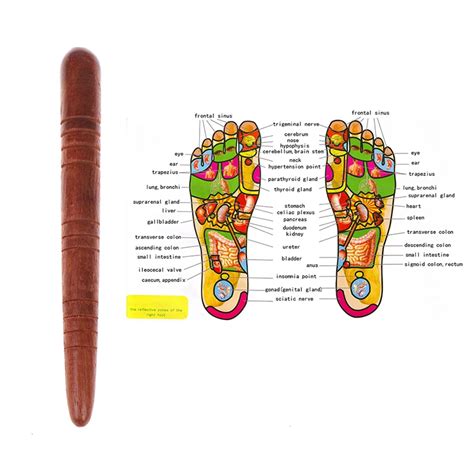 Wooden Foot Spa Physiotherapy Reflexology Thai Foot Massage Health